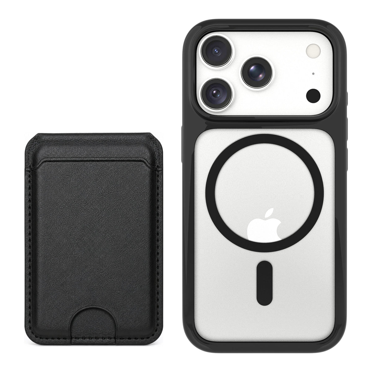 Scooch MagCase Tuxedo Clear for iPhone 18 Pro — Matching MagWallet Bundle