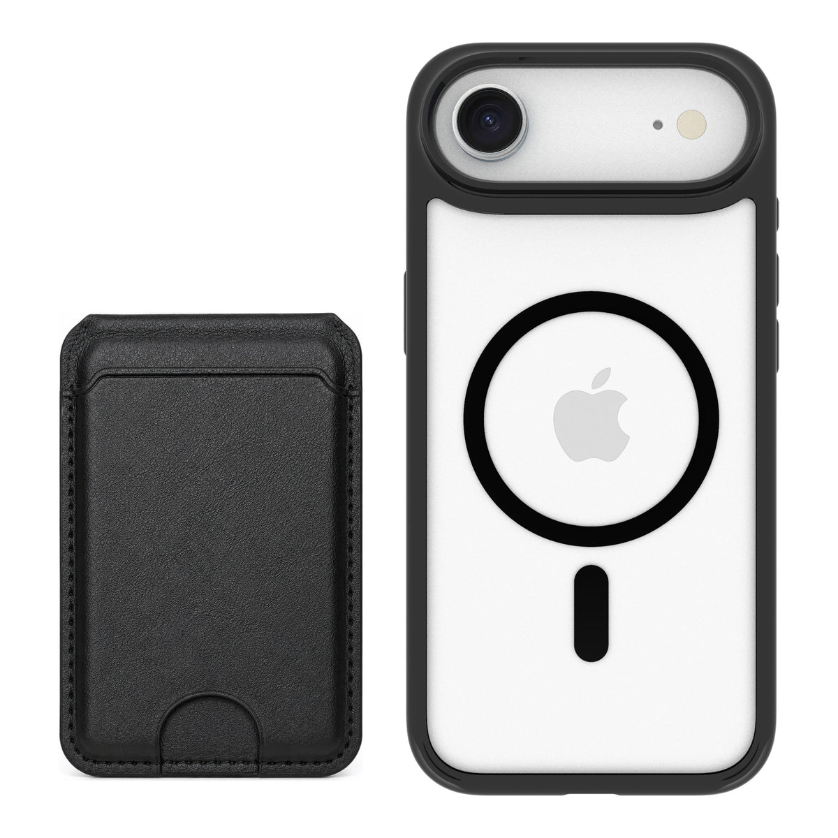 Scooch MagCase Tuxedo Clear for iPhone Air — Matching MagWallet Bundle