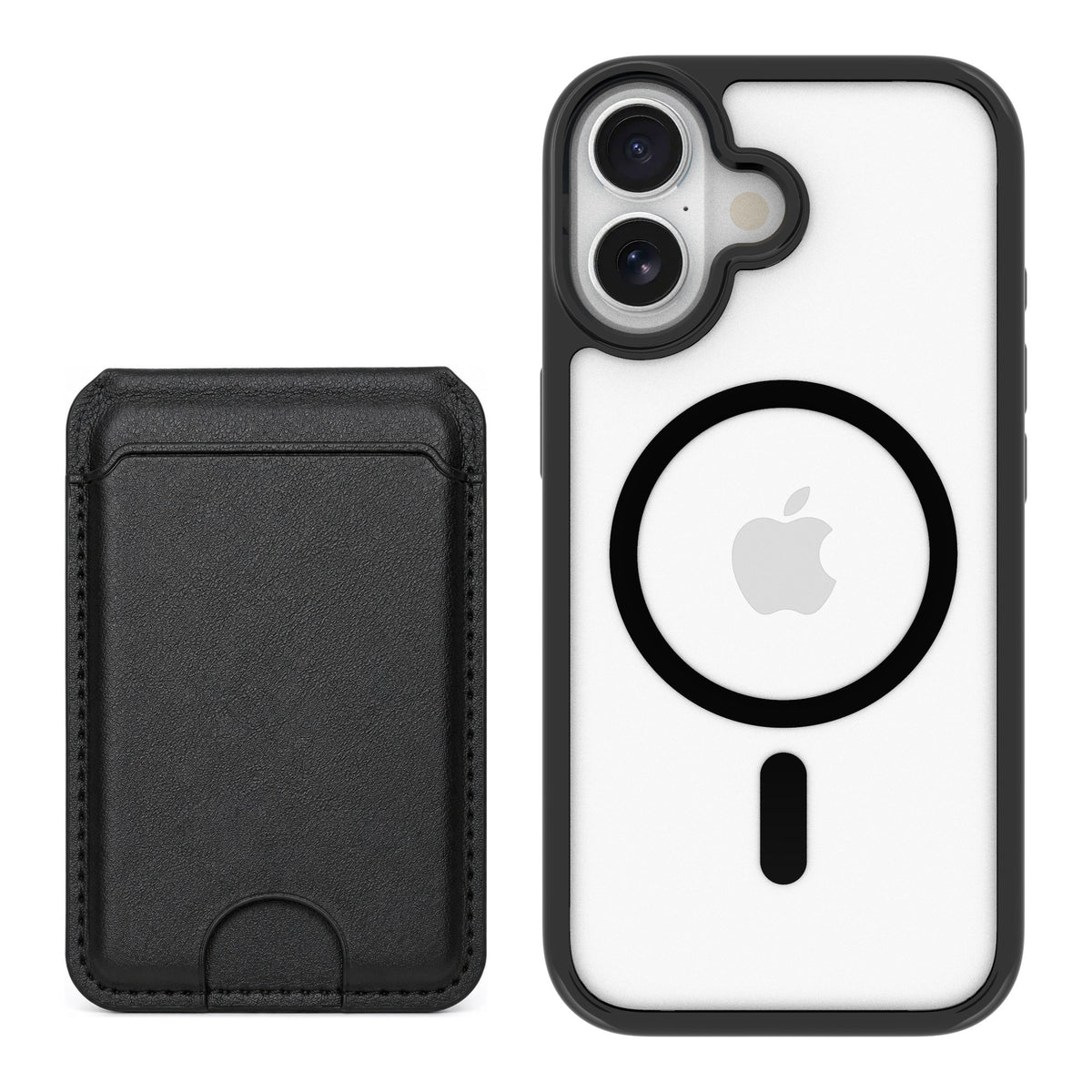 Scooch MagCase Tuxedo Clear for iPhone 17 — Matching MagWallet Bundle