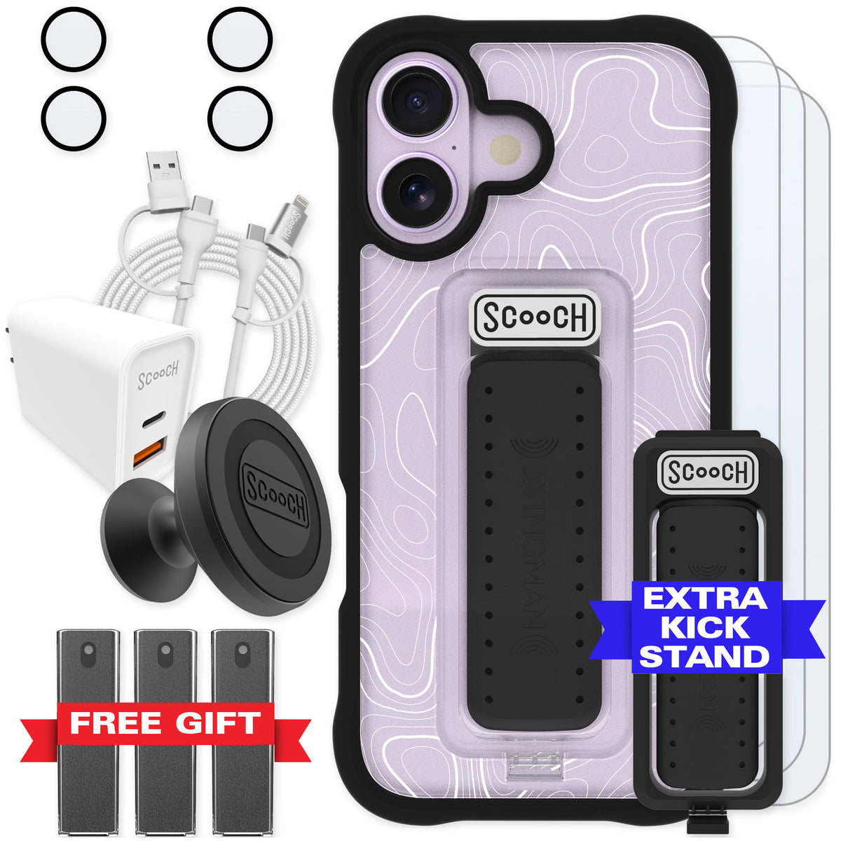 Scooch Wingman Topography for iPhone 17 — Ultimate Bundle