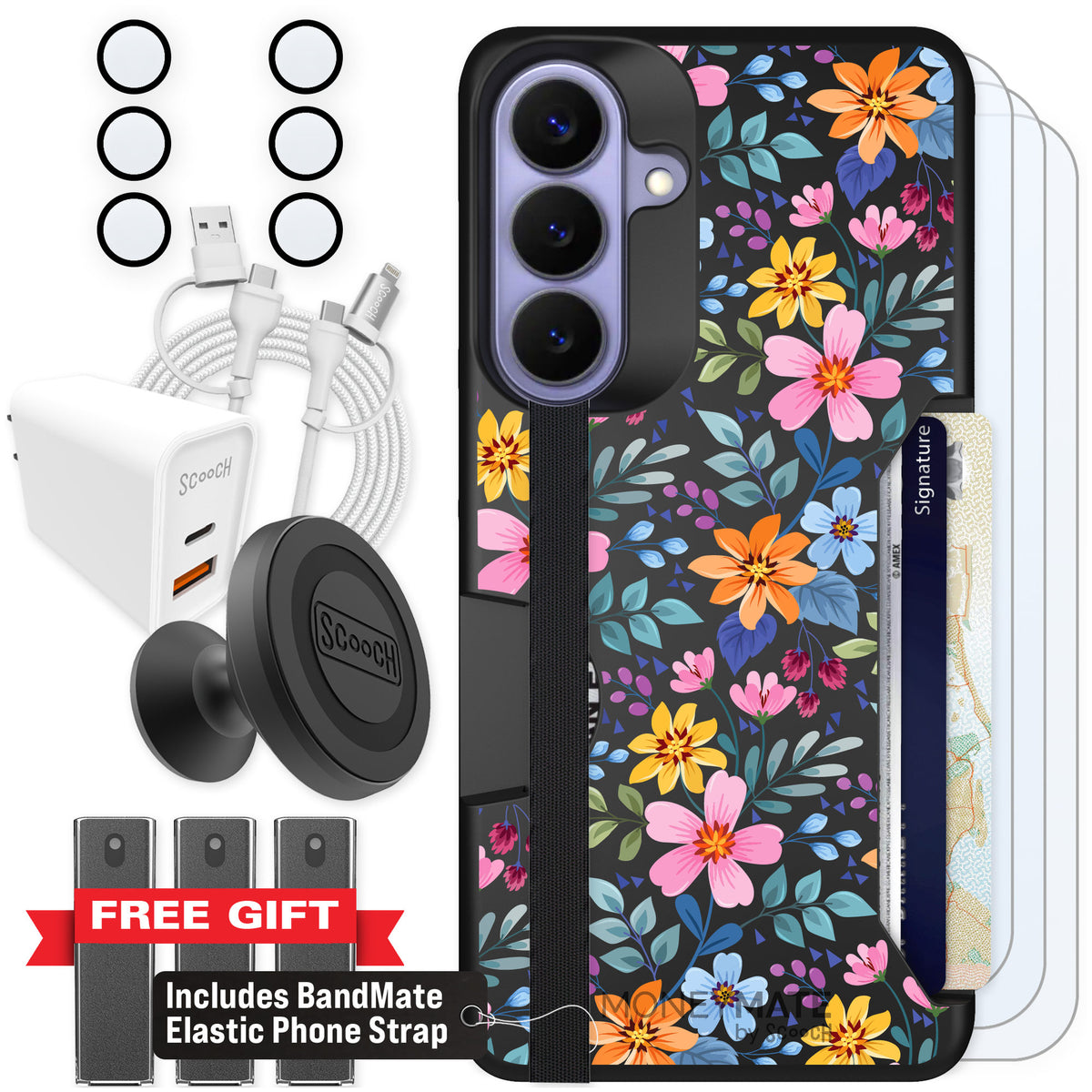 Scooch Moneymate Full Bloom for Galaxy S26+ — Ultimate Bundle