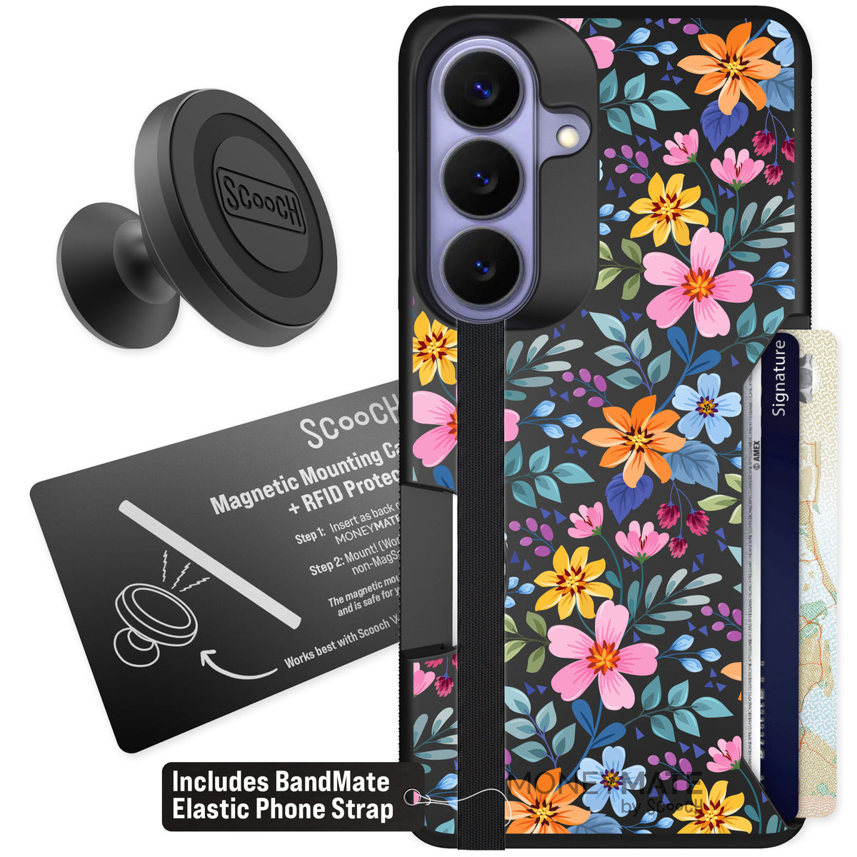 Scooch Moneymate Full Bloom for Galaxy S26 — Starter Bundle