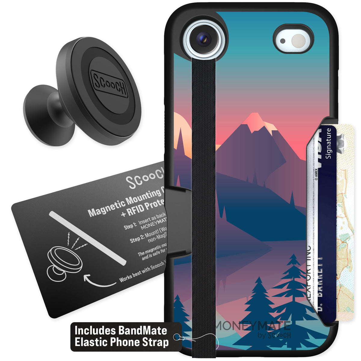 Scooch Moneymate Mountain Range for iPhone Air — Starter Bundle