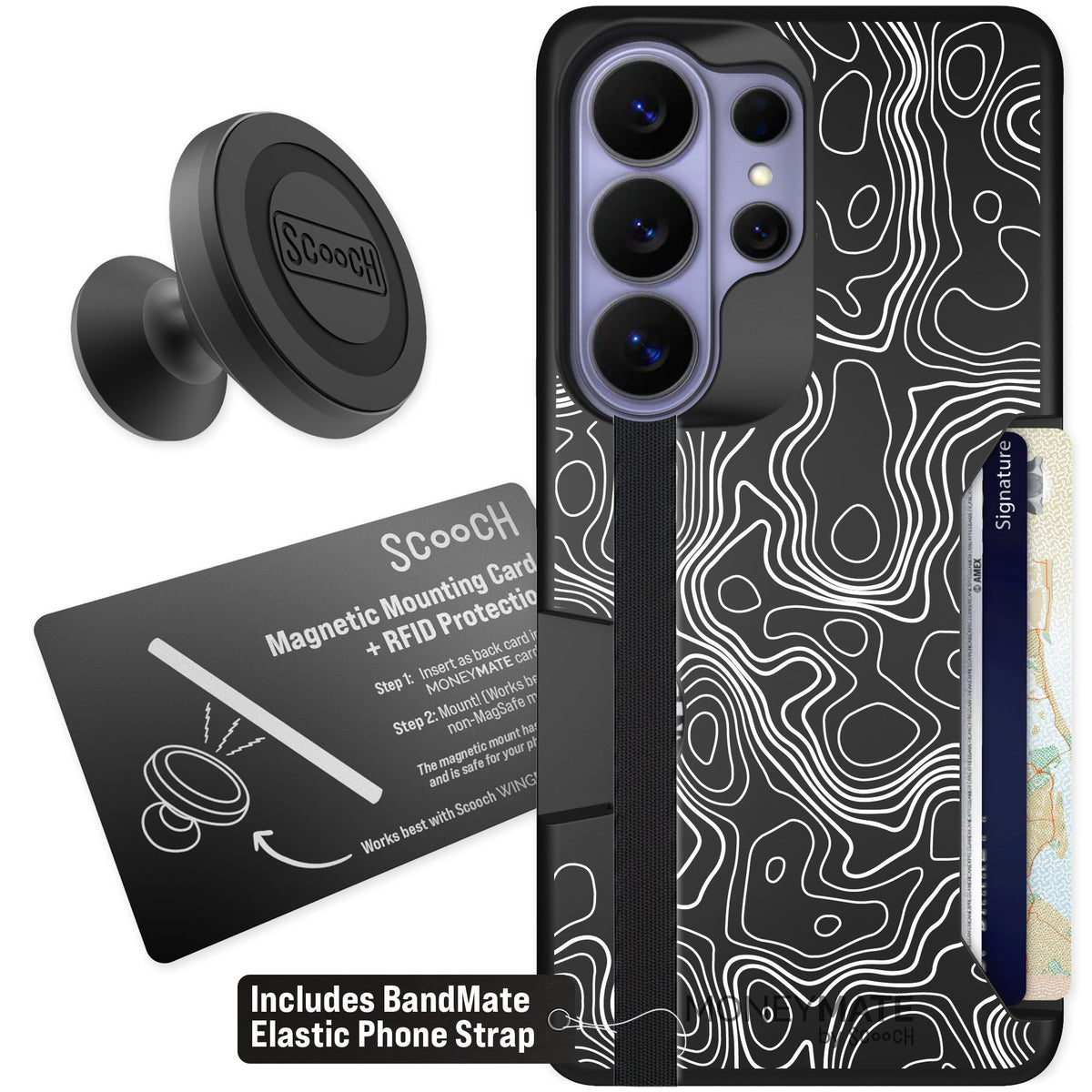 Scooch Moneymate Topography for Galaxy S26 Ultra β Starter Bundle