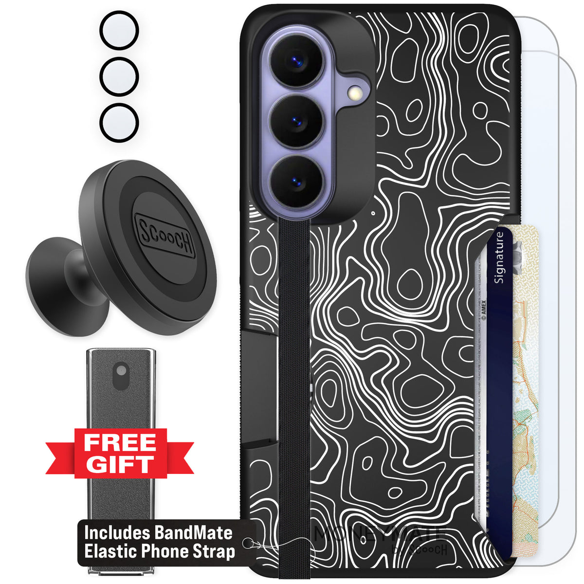 Scooch Moneymate Topography for Galaxy S26 β Defender Bundle