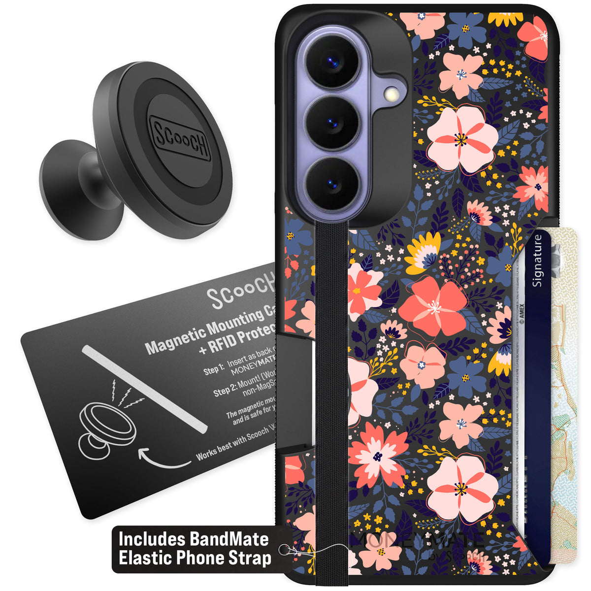 Scooch Moneymate Wildflowers for Galaxy S26 — Starter Bundle