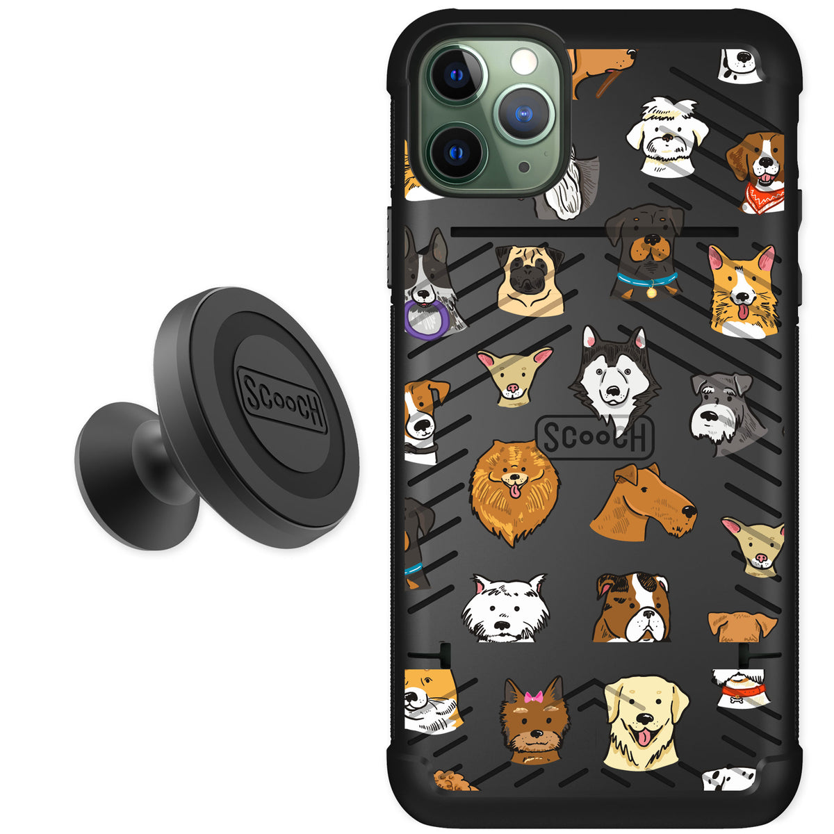 Scooch Wingmate Dog Squad for iPhone 11 Pro Max — Starter Bundle