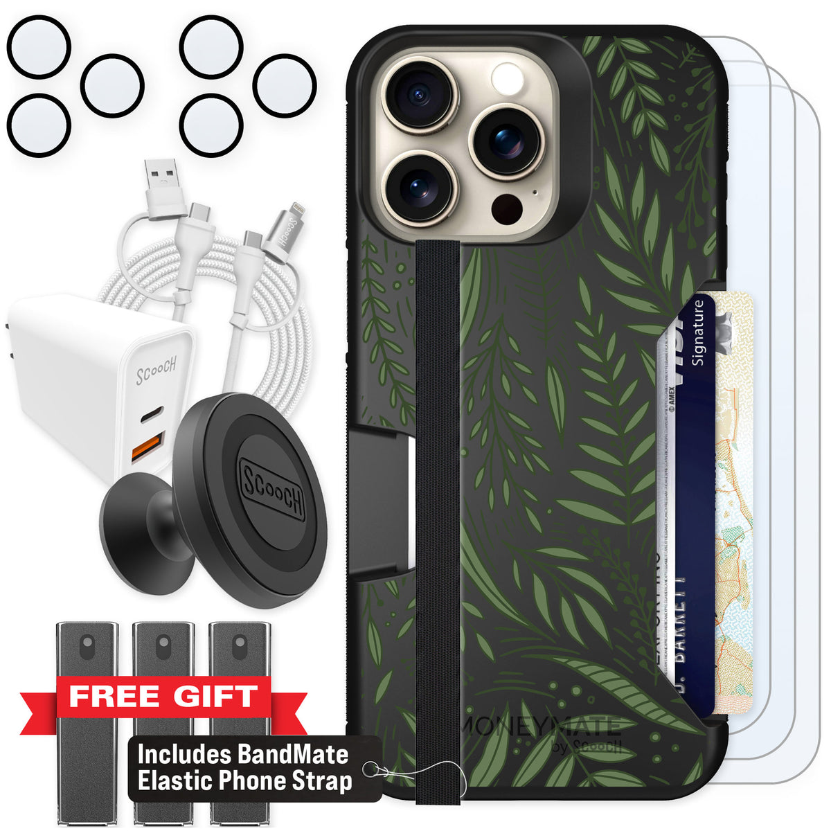 Scooch Moneymate Willow Garden for iPhone 15 Pro Max β Ultimate Bundle