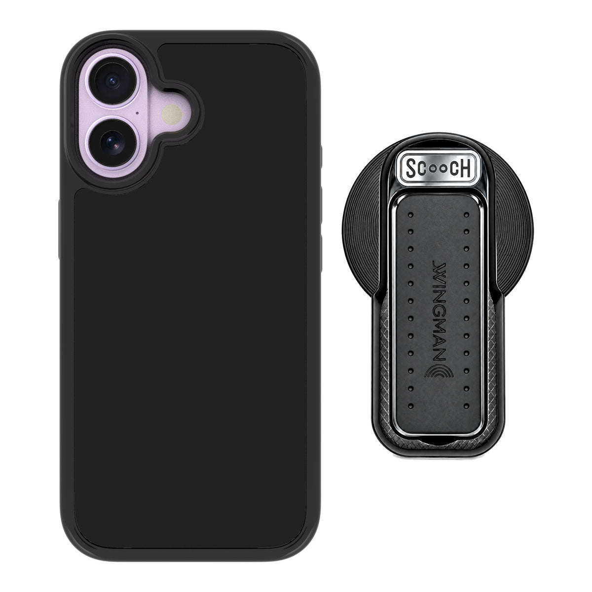 Scooch MagCase Black for iPhone 17 — MagSafe Wingback Bundle - Black