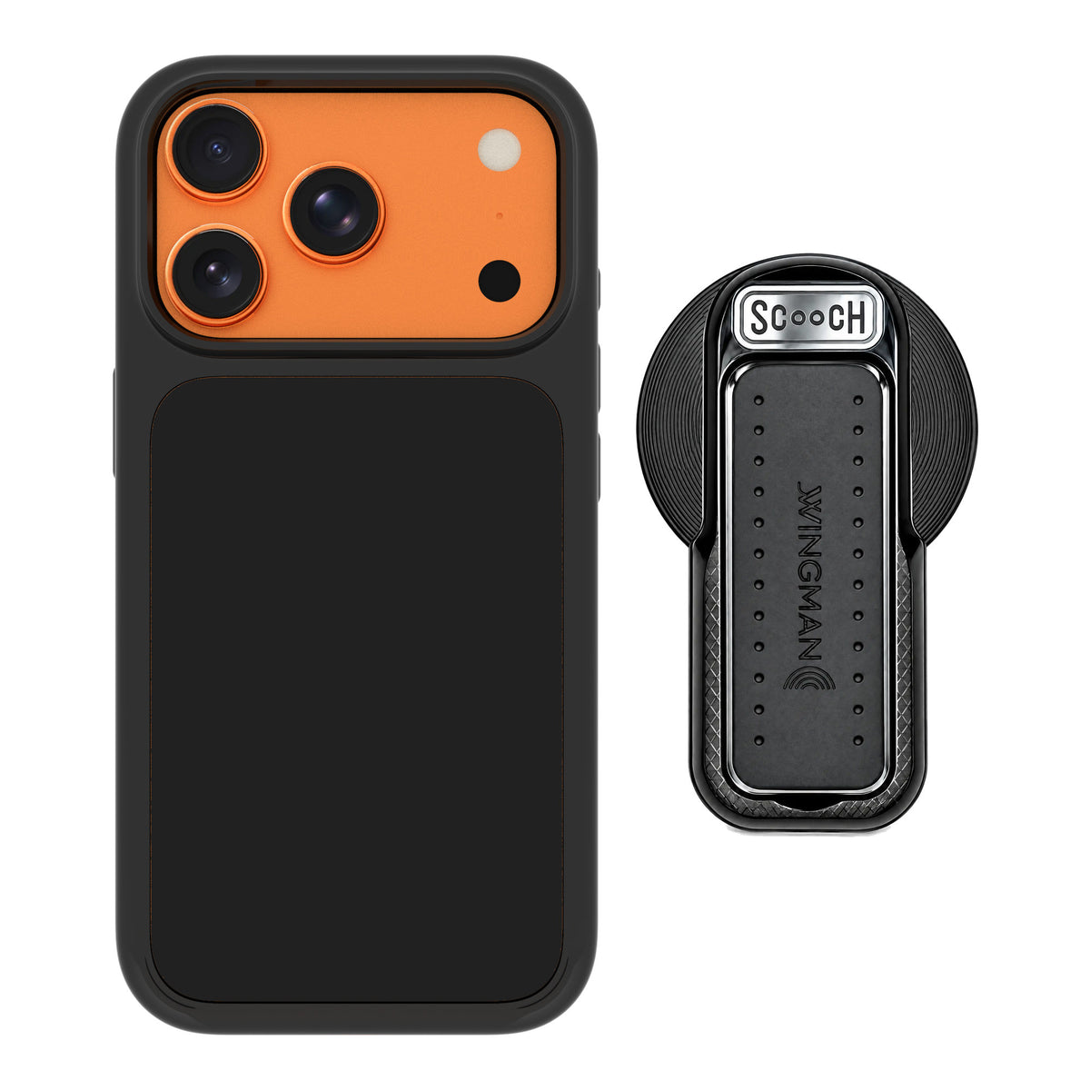 Scooch MagCase Black for iPhone 17 Pro — MagSafe Wingback Bundle - Black