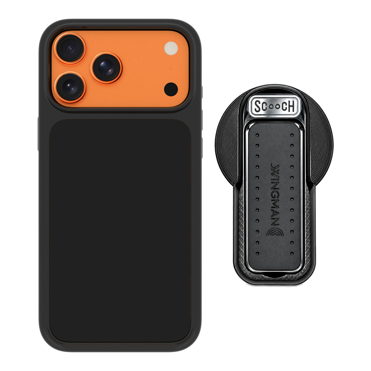 Scooch MagCase Black for iPhone 17 Pro Max — MagSafe Wingback Bundle - Black