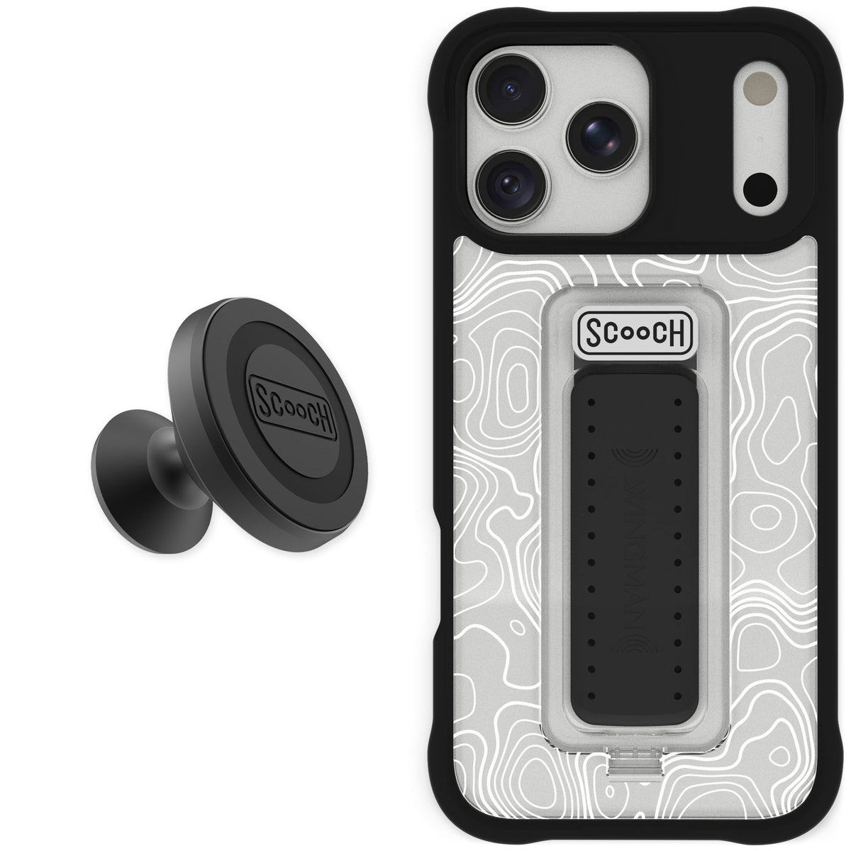 Scooch Wingman Topography for iPhone 17 Pro Max — Starter Bundle