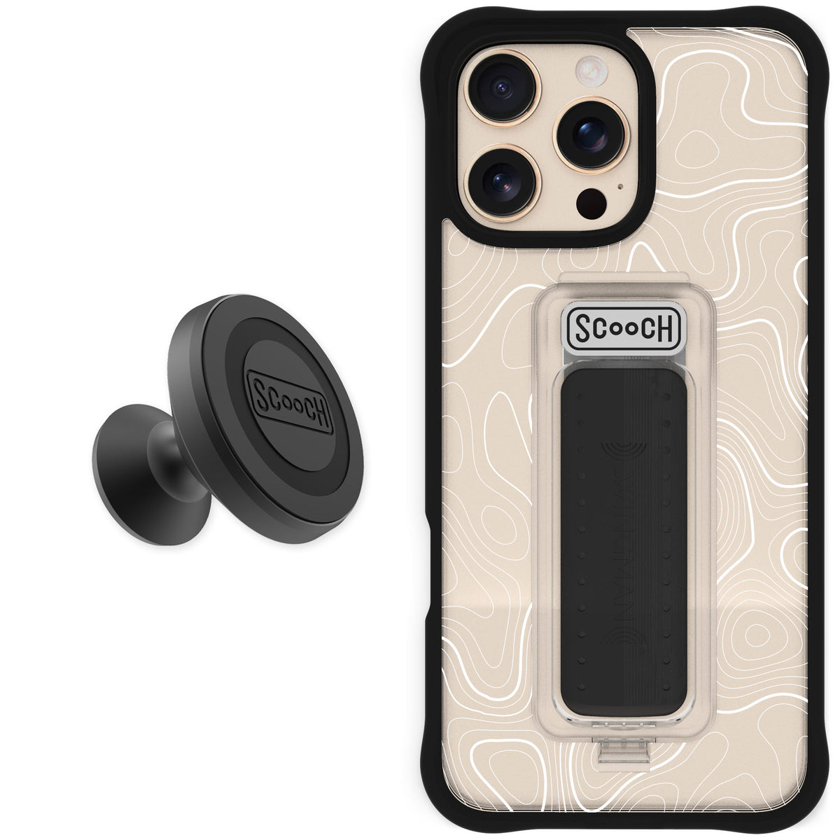 Scooch Wingman Topography for iPhone 16 Pro Max — Starter Bundle