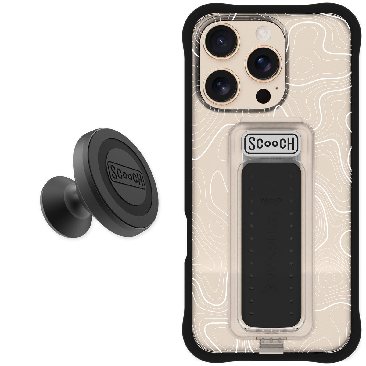 Scooch Wingman Topography for iPhone 16 Pro — Starter Bundle