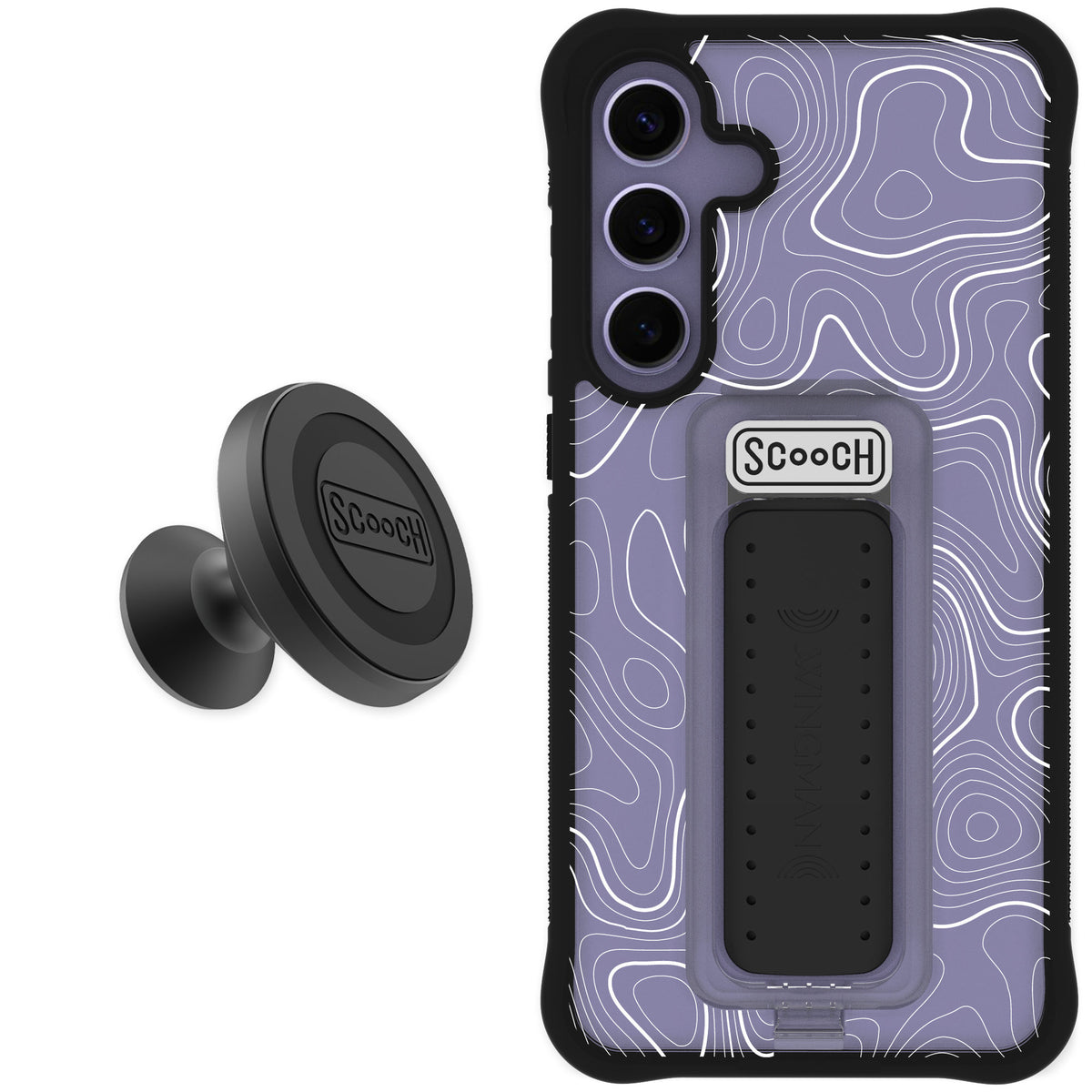 Scooch Wingman Topography for Galaxy S24+ — Starter Bundle