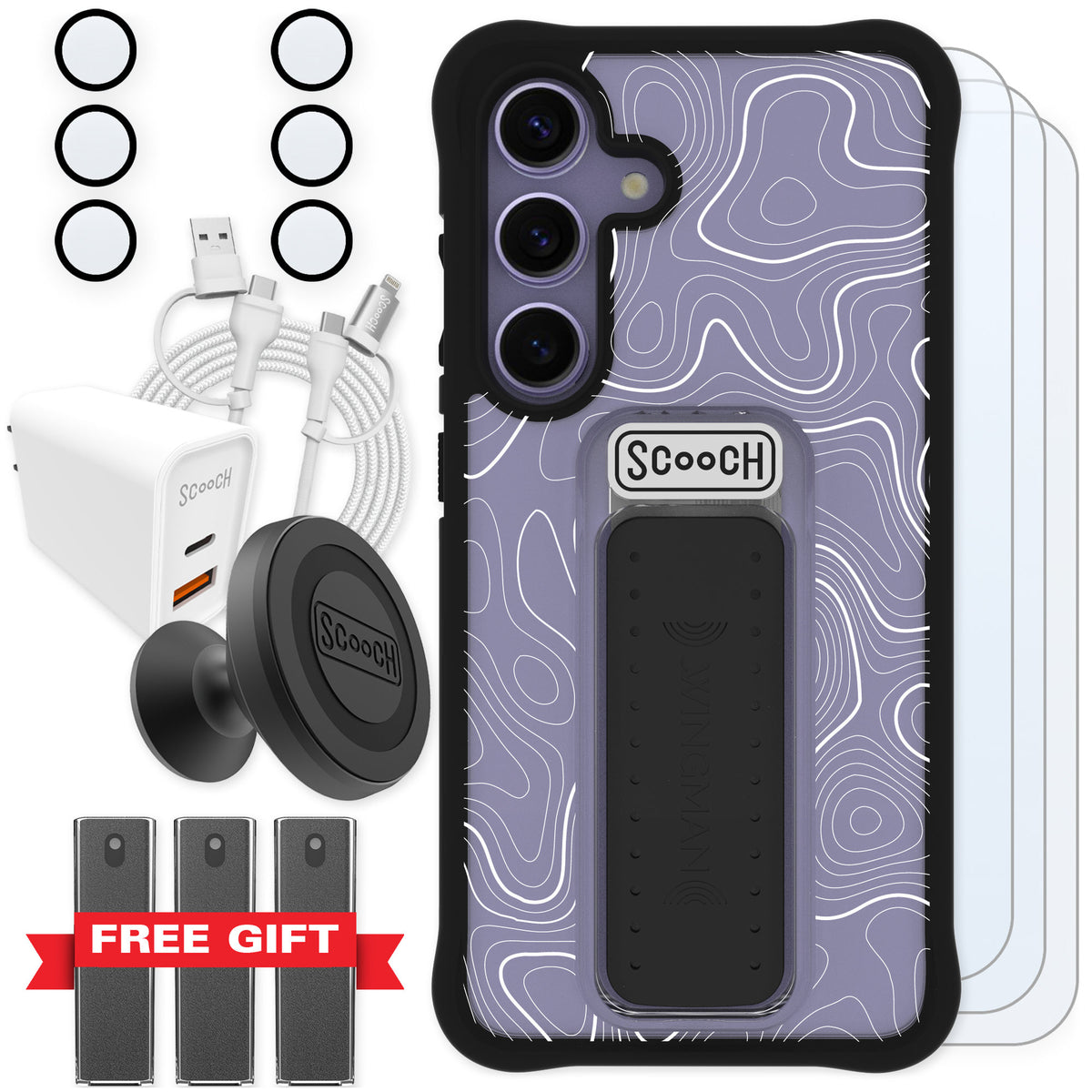 Scooch Wingman Topography for Galaxy S24 — Ultimate Bundle