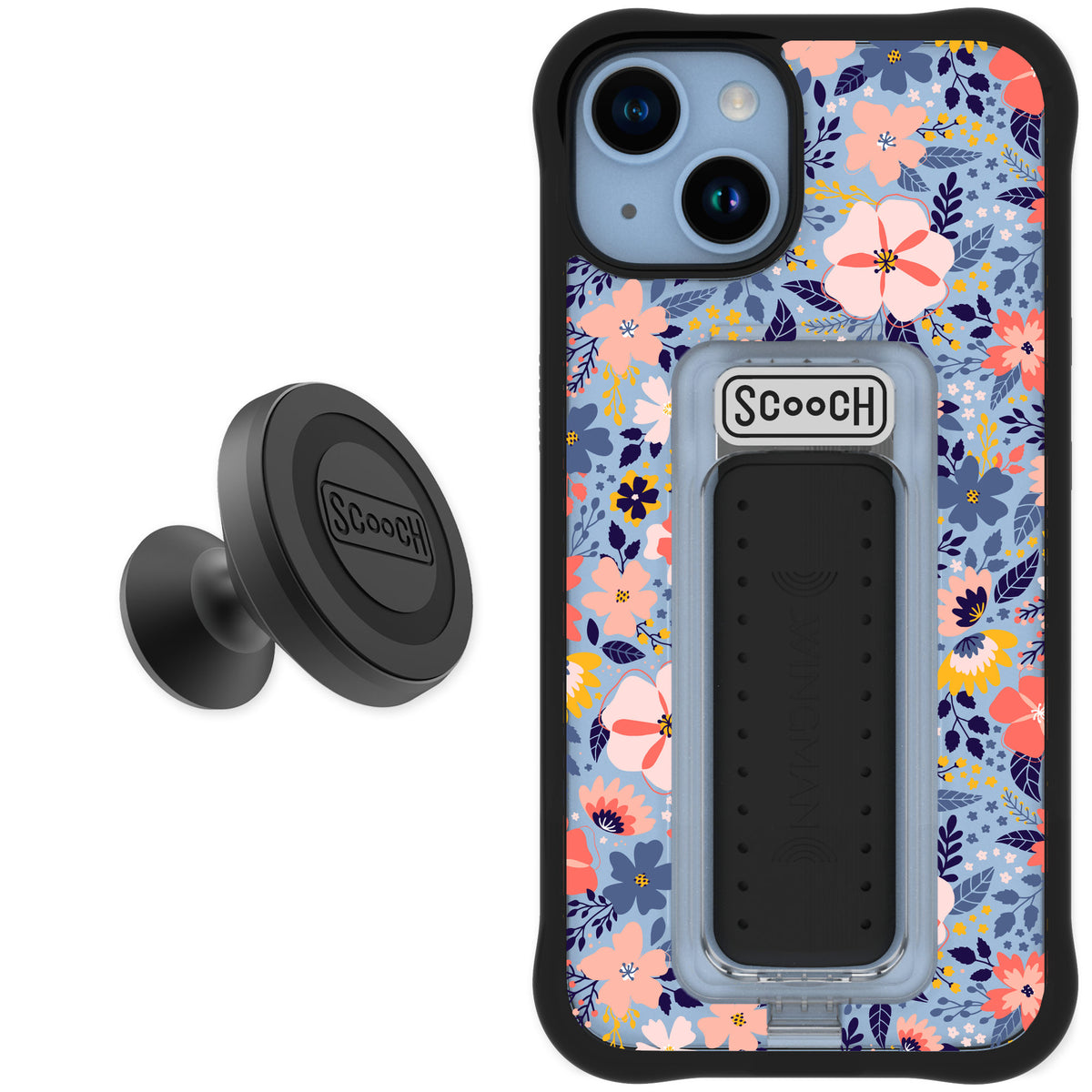 Scooch Wingman Wildflowers for iPhone 14 — Starter Bundle