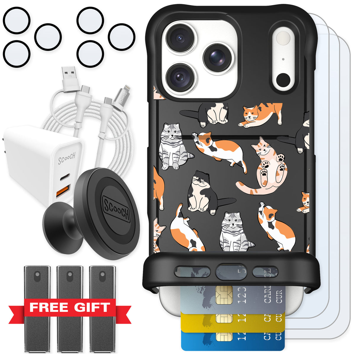 Scooch Wingmate Kitty Crew for iPhone 18 Pro Max — Ultimate Bundle