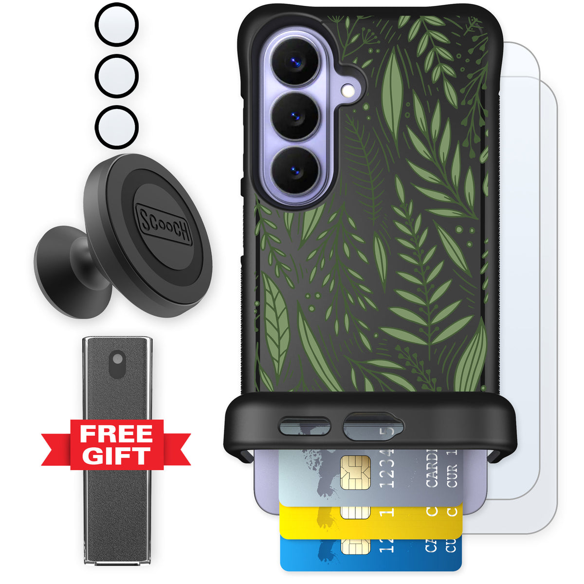 Scooch Wingmate Willow Garden for Galaxy S26 — Defender Bundle