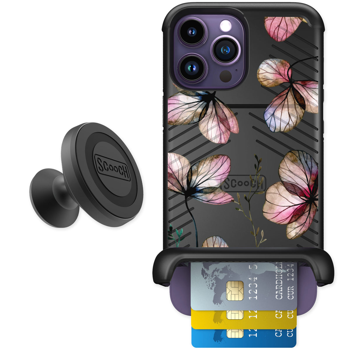 Scooch Wingmate Dried Flowers for iPhone 14 Pro Max — Starter Bundle