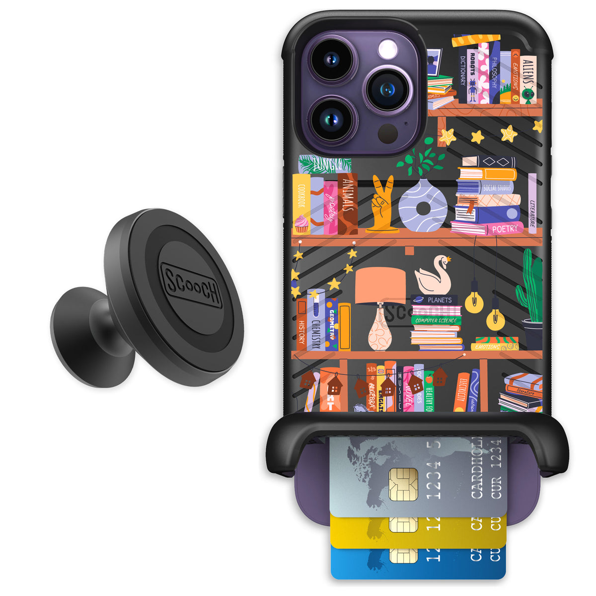 Scooch Wingmate Little Library for iPhone 14 Pro Max — Starter Bundle