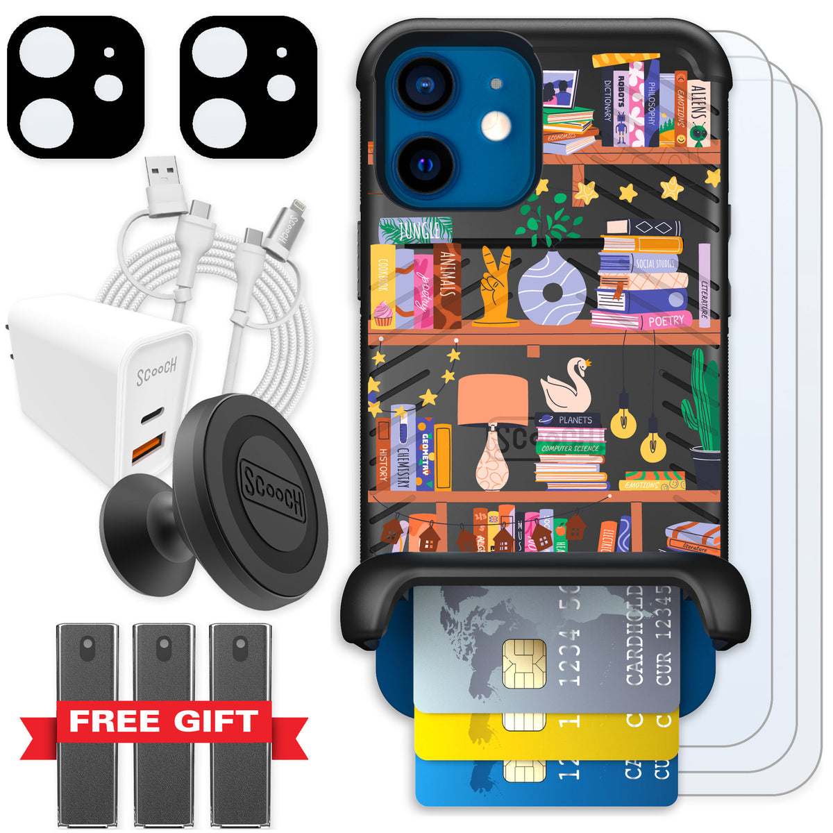 Scooch Wingmate Little Library for iPhone 12 — Ultimate Bundle