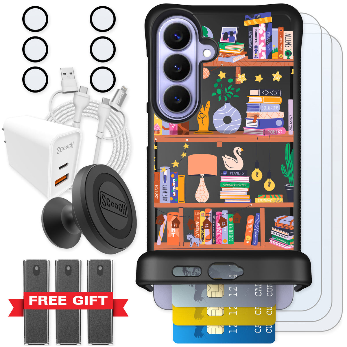 Scooch Wingmate Little Library for Galaxy S26+ — Ultimate Bundle