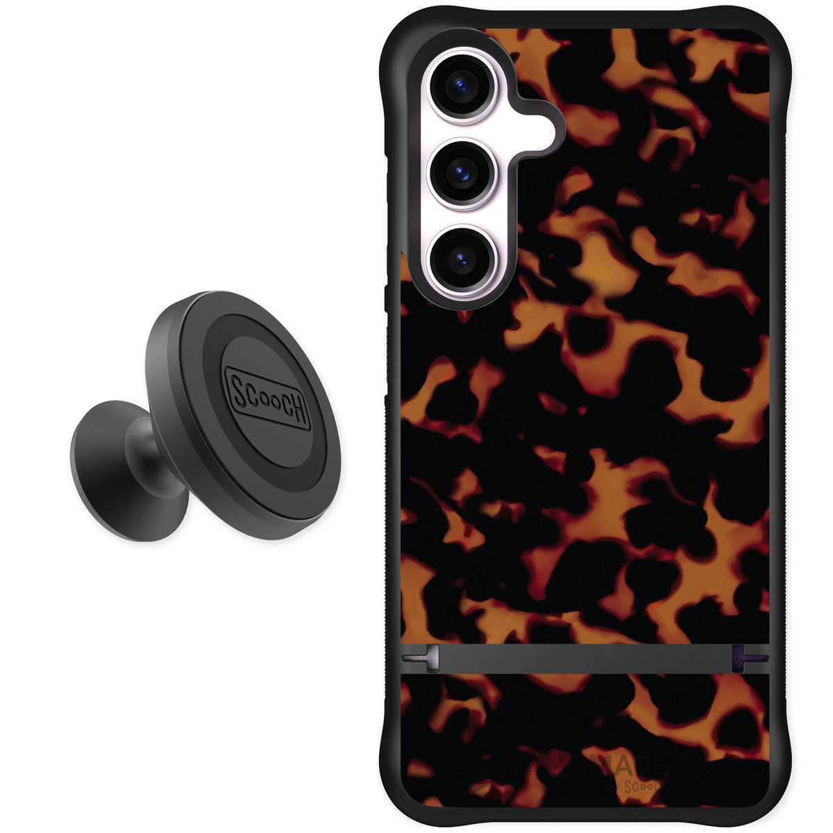 Scooch Wingmate Tortoise Shell for Galaxy S24 — Starter Bundle