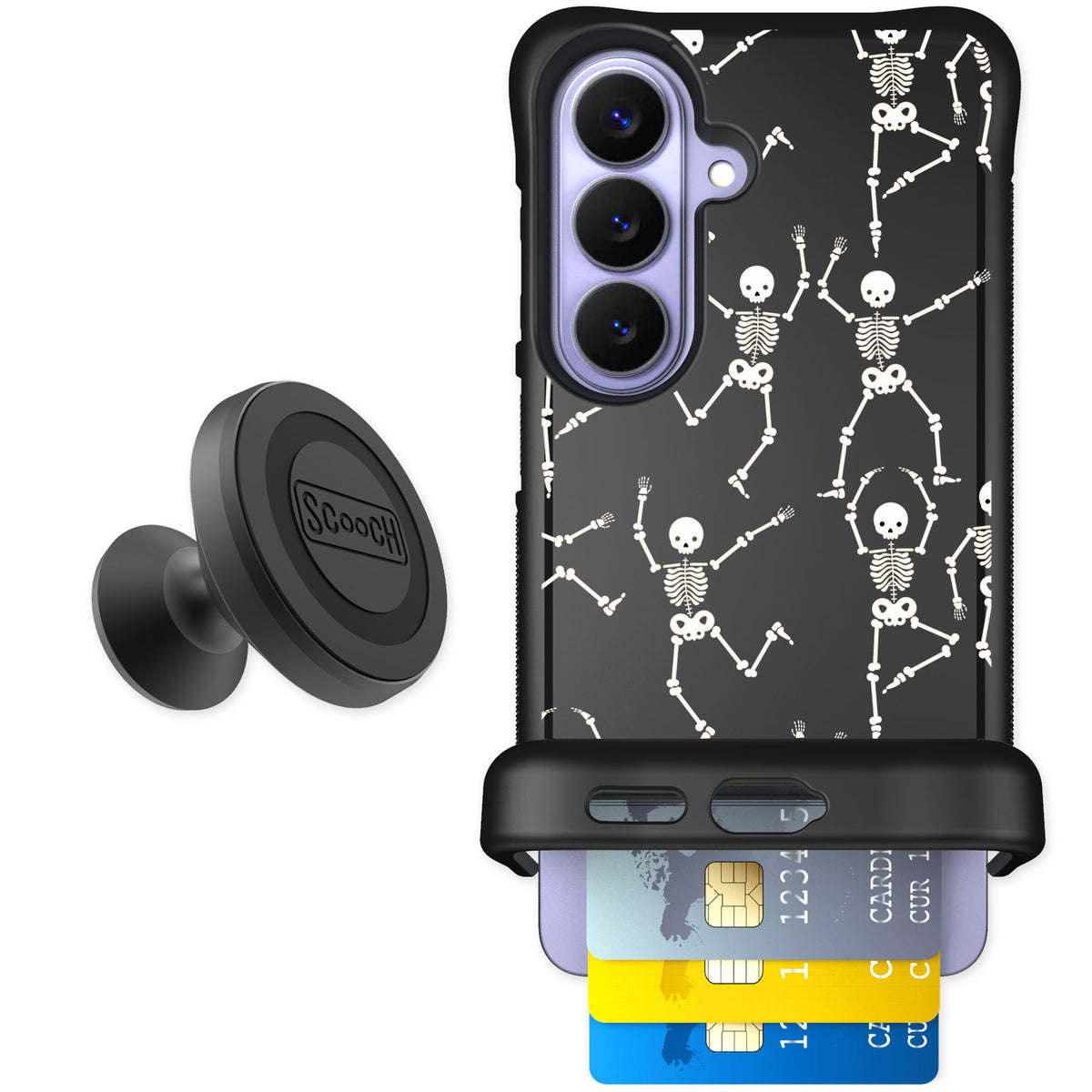 Scooch Wingmate Swinging Skeletons for Galaxy S26 — Starter Bundle