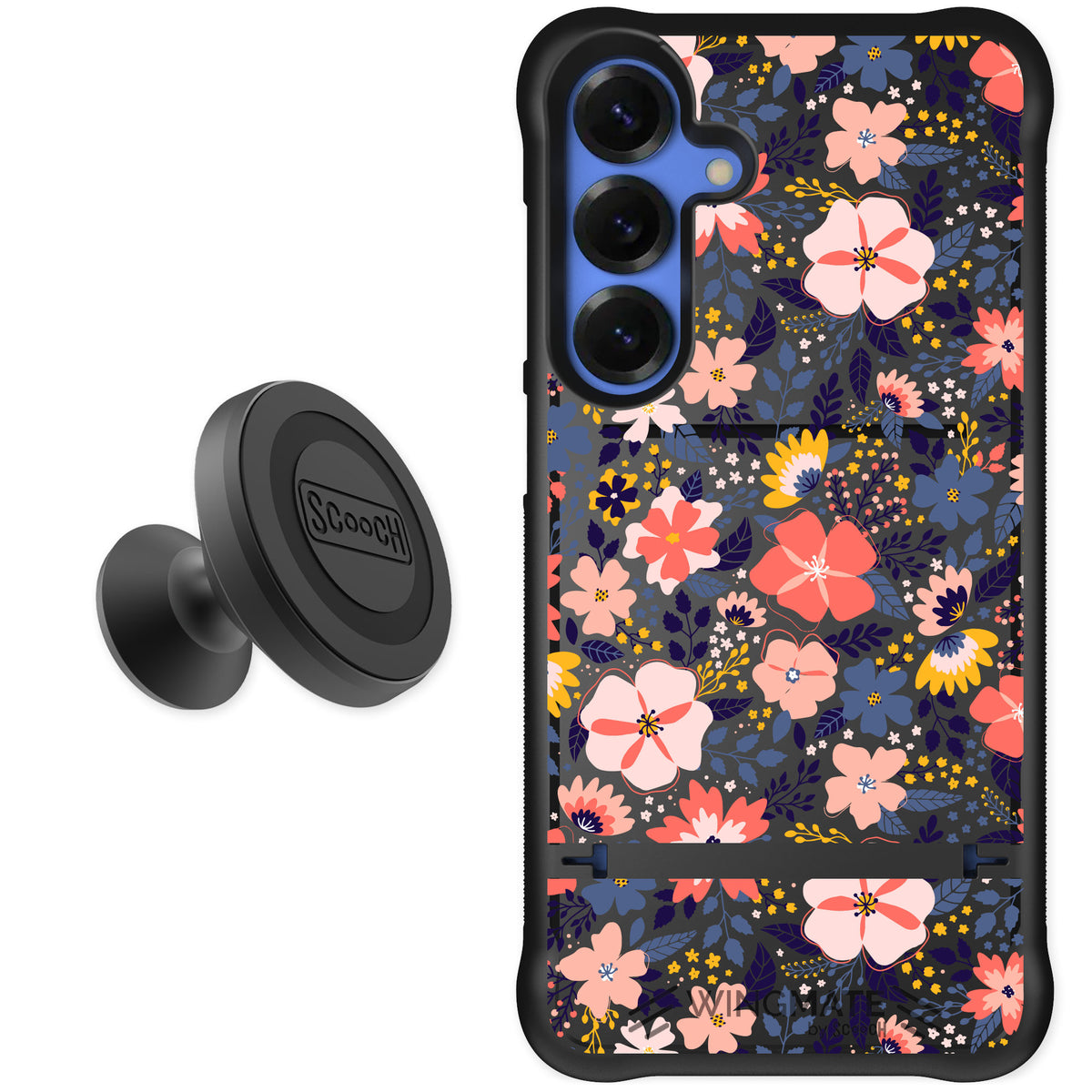Scooch Wingmate Wildflowers for Galaxy S25+ — Starter Bundle