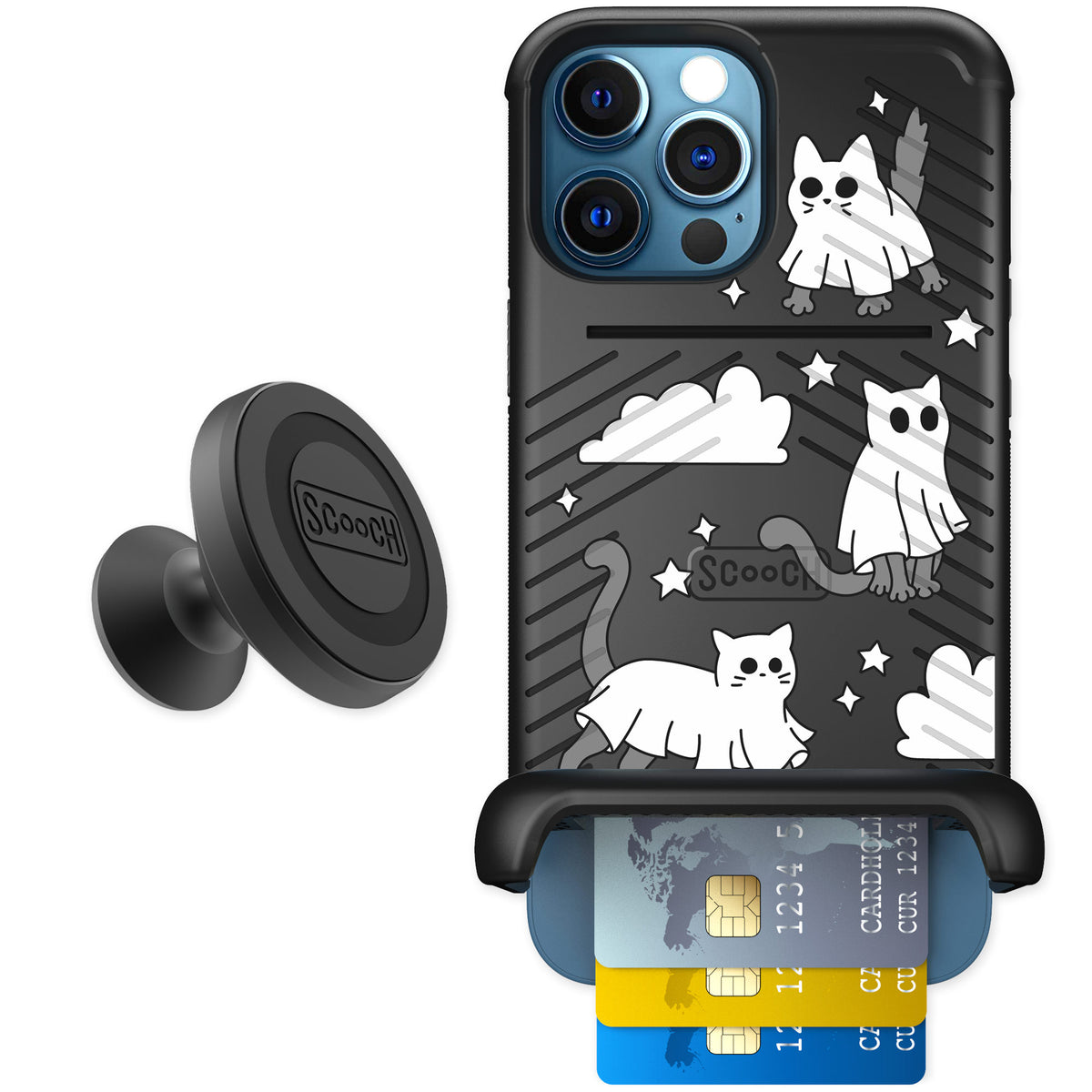 Scooch Wingmate Scaredy Cats for iPhone 12 Pro Max — Starter Bundle