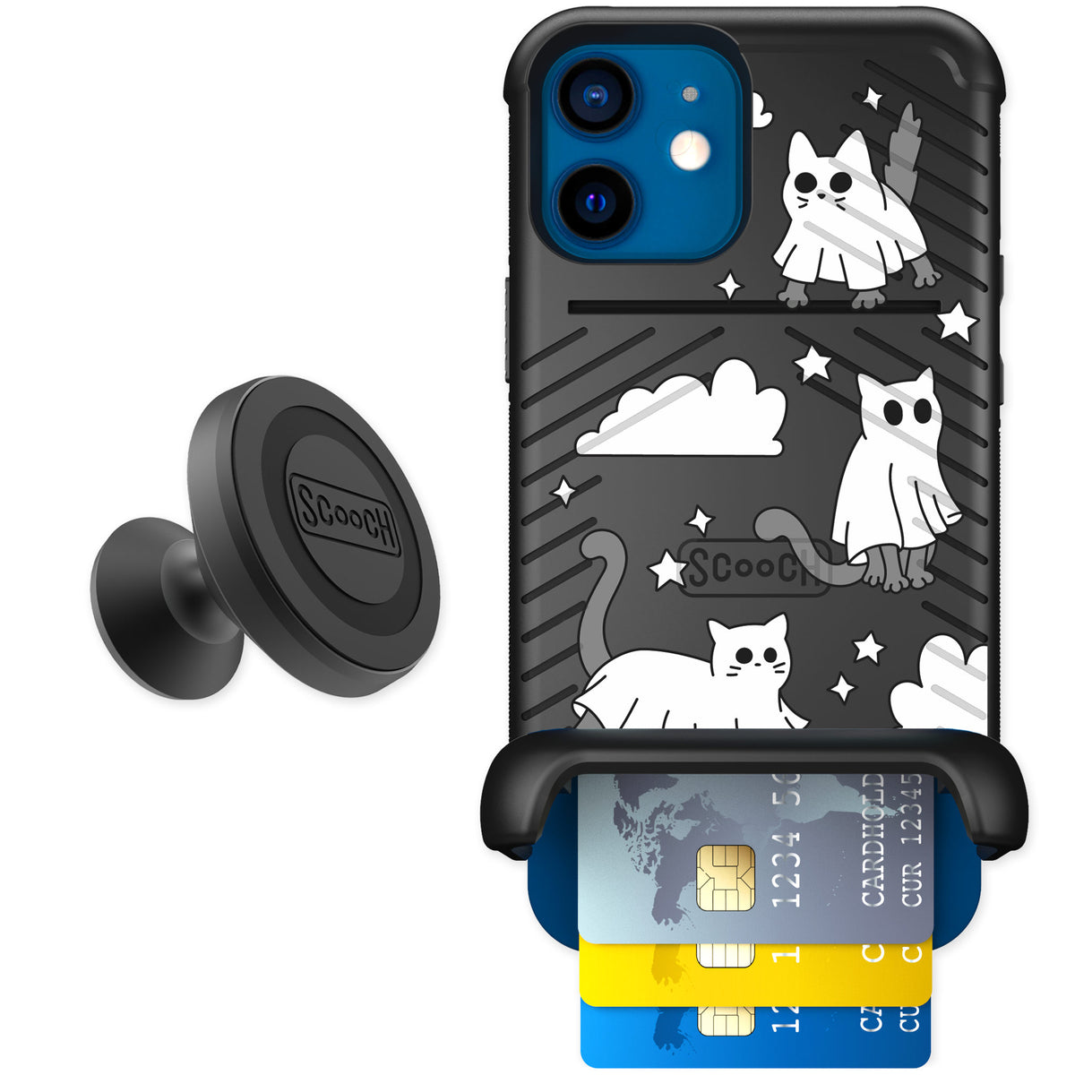 Scooch Wingmate Scaredy Cats for iPhone 12 — Starter Bundle