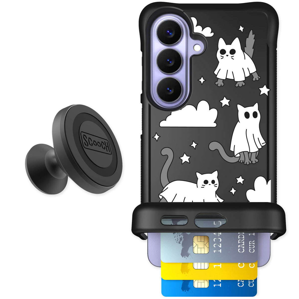 Scooch Wingmate Scaredy Cats for Galaxy S26 — Starter Bundle