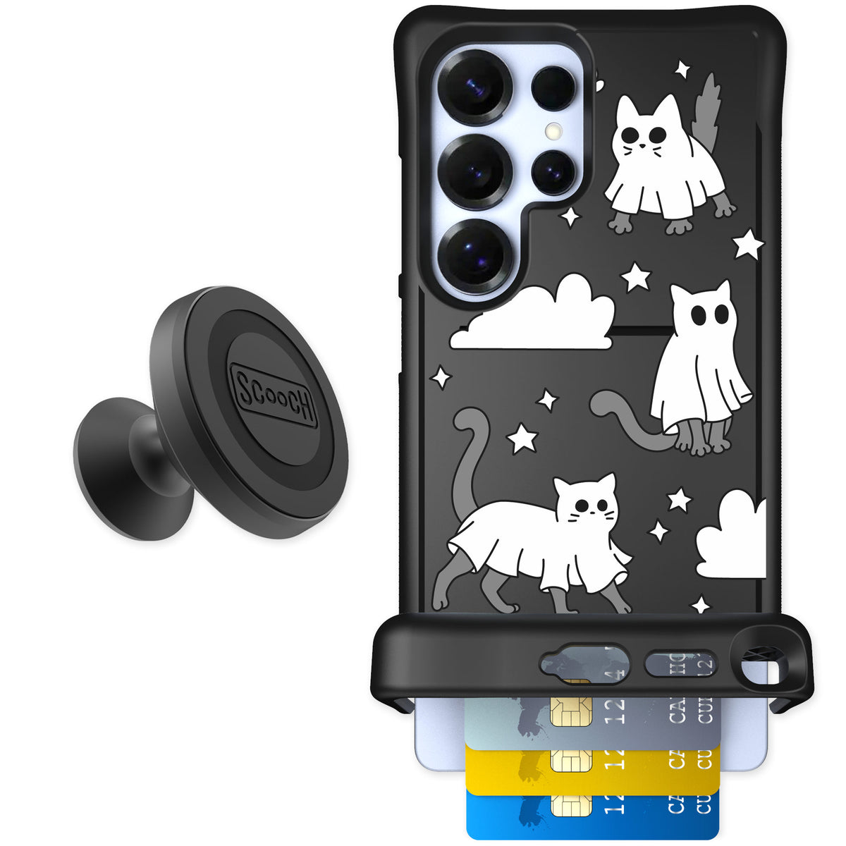 Scooch Wingmate Scaredy Cats for Galaxy S25 Ultra — Starter Bundle