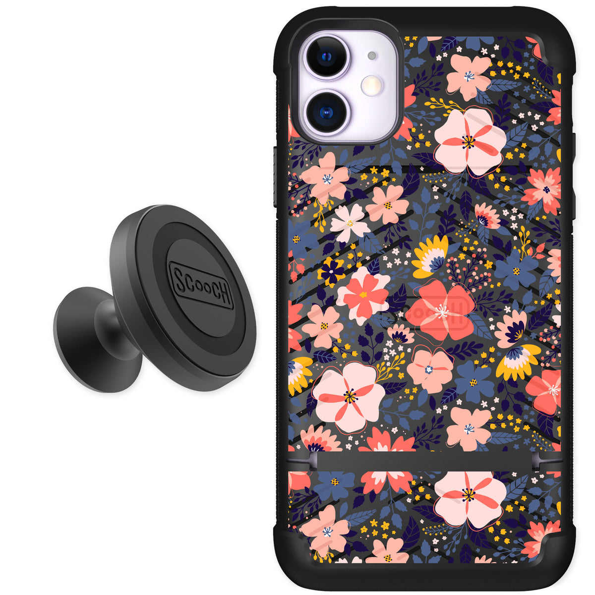 Scooch Wingmate Wildflowers for iPhone 11 — Starter Bundle