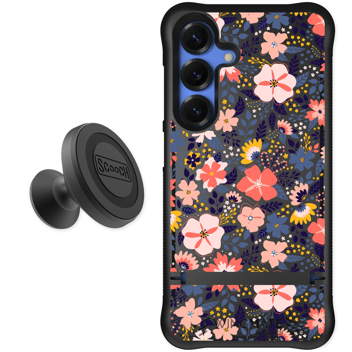 Scooch Wingmate Wildflowers for Galaxy S25 — Starter Bundle