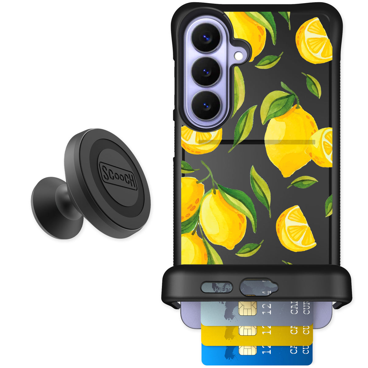 Scooch Wingmate Amalfi Lemons for Galaxy S26+ — Starter Bundle