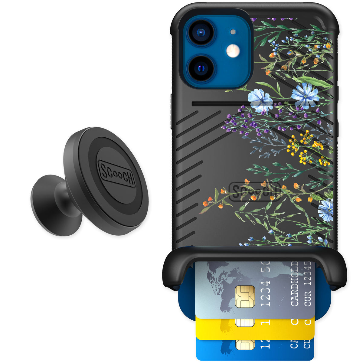Scooch Wingmate Meadow Bloom for iPhone 12 β Starter Bundle