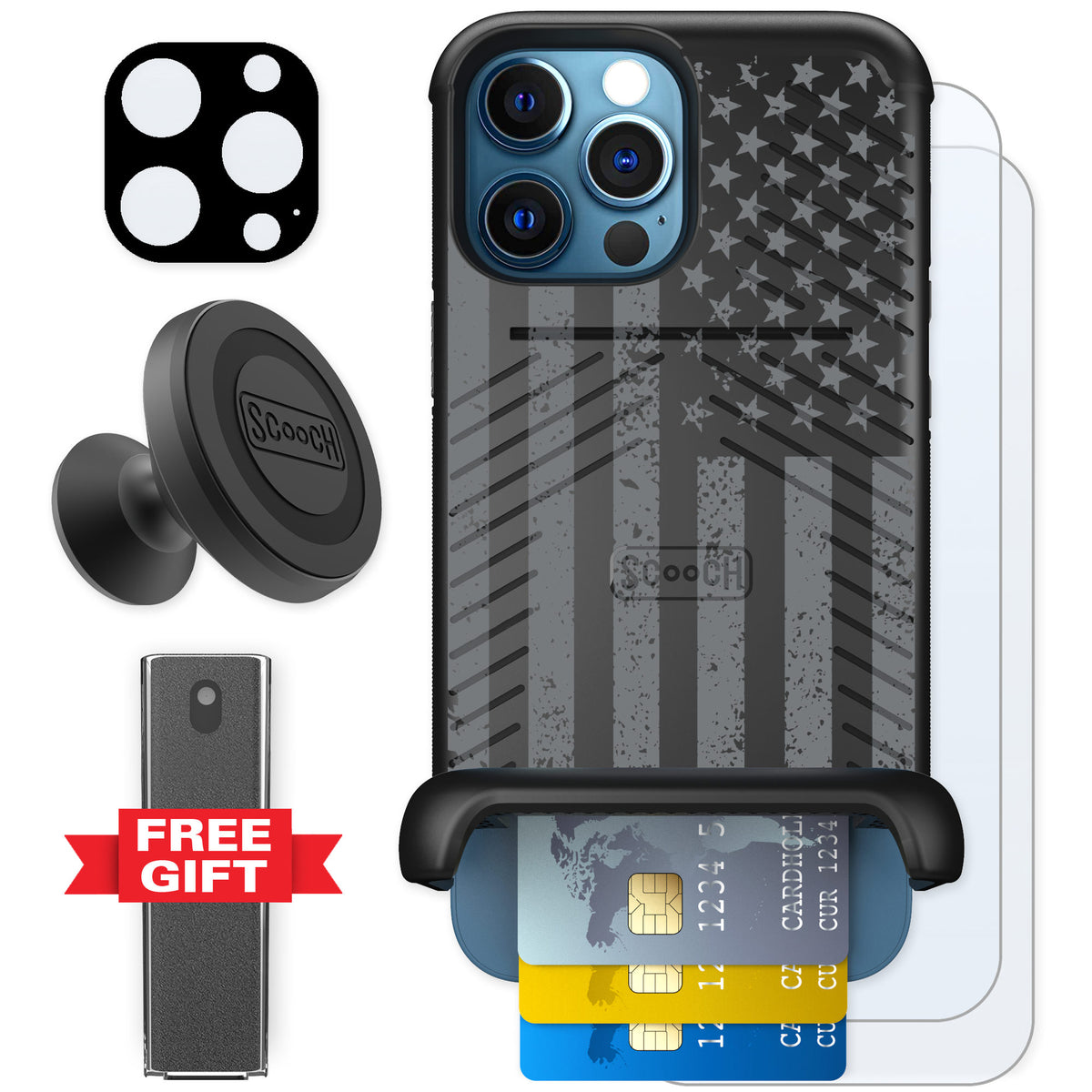 Scooch Wingmate Weathered Glory for iPhone 12 Pro β Defender Bundle