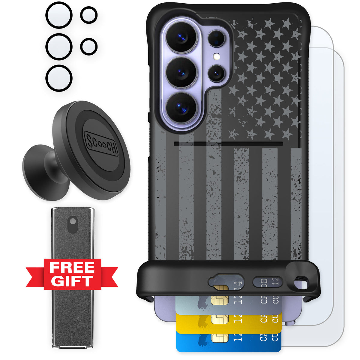 Scooch Wingmate Weathered Glory for Galaxy S26 Ultra β Defender Bundle