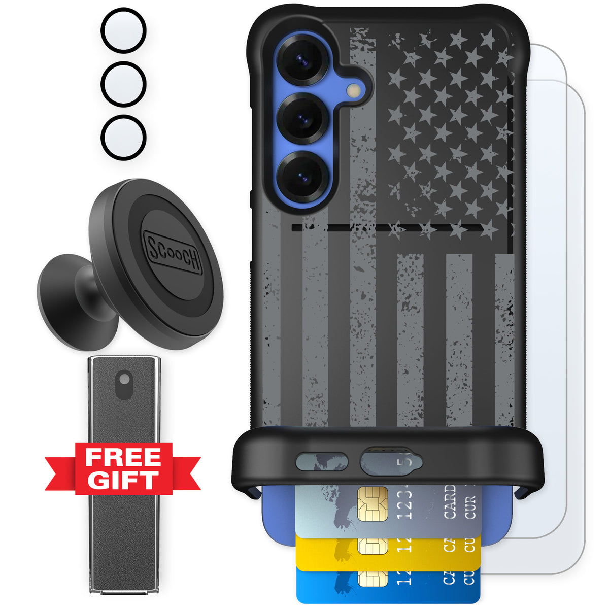 Scooch Wingmate Weathered Glory for Galaxy S25+ β Defender Bundle
