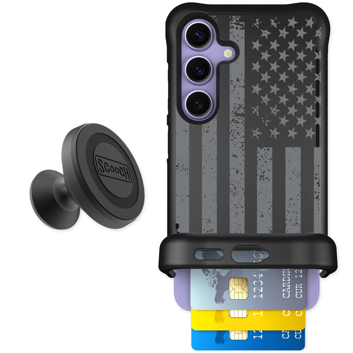 Scooch Wingmate Weathered Glory for Galaxy S24 β Starter Bundle