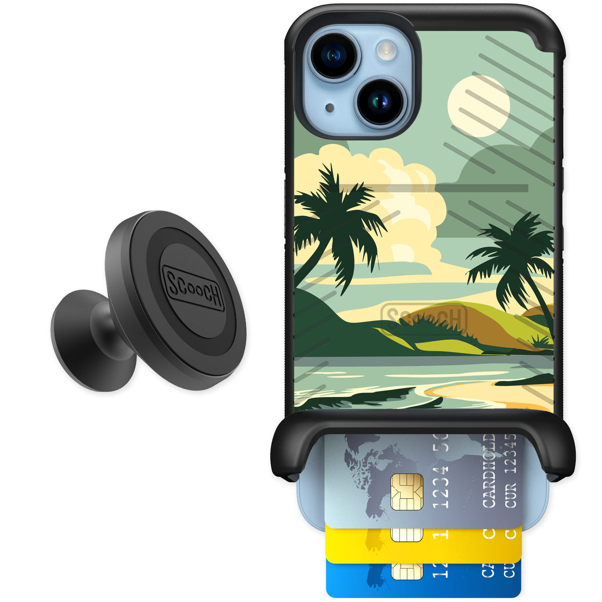 Scooch Wingmate Paradise Cove for iPhone 14 β Starter Bundle
