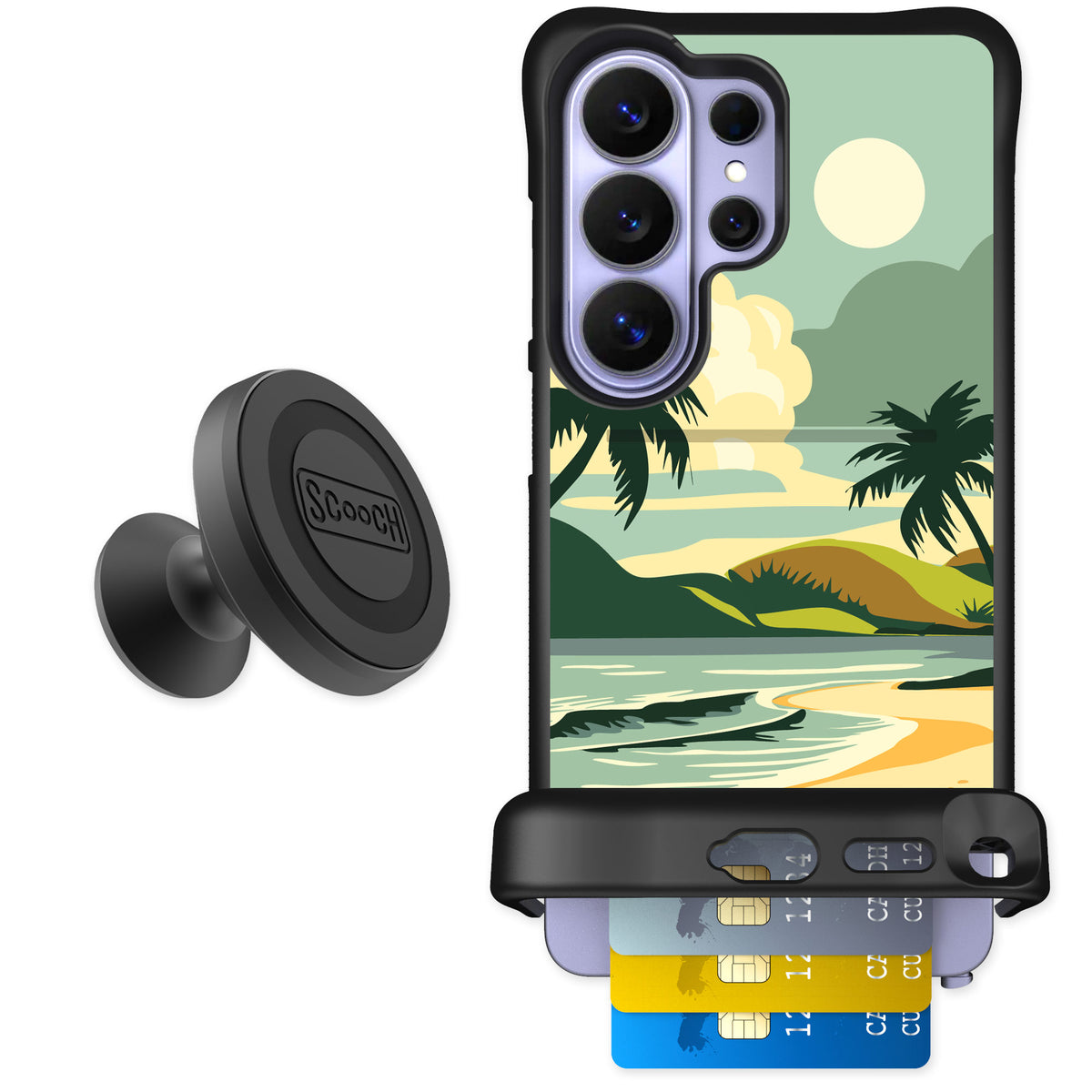 Scooch Wingmate Paradise Cove for Galaxy S26 Ultra β Starter Bundle