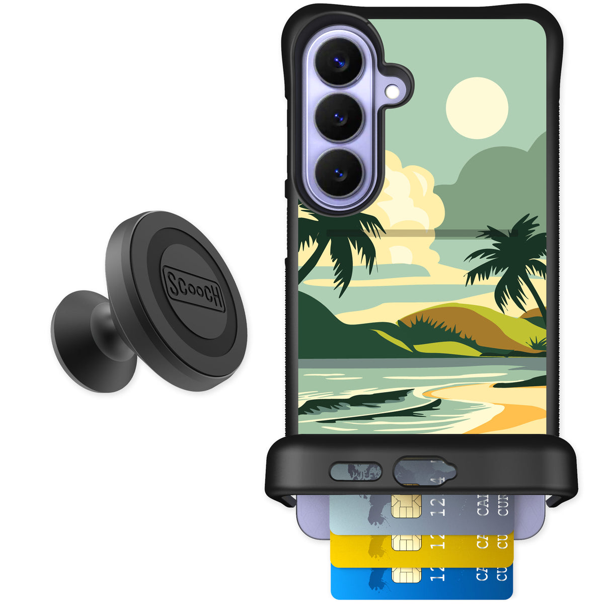Scooch Wingmate Paradise Cove for Galaxy S26+ β Starter Bundle