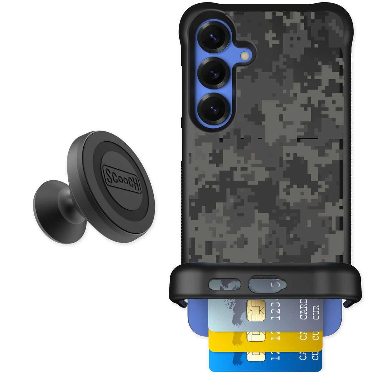 Scooch Wingmate Digi Camo for Galaxy S25+ — Starter Bundle