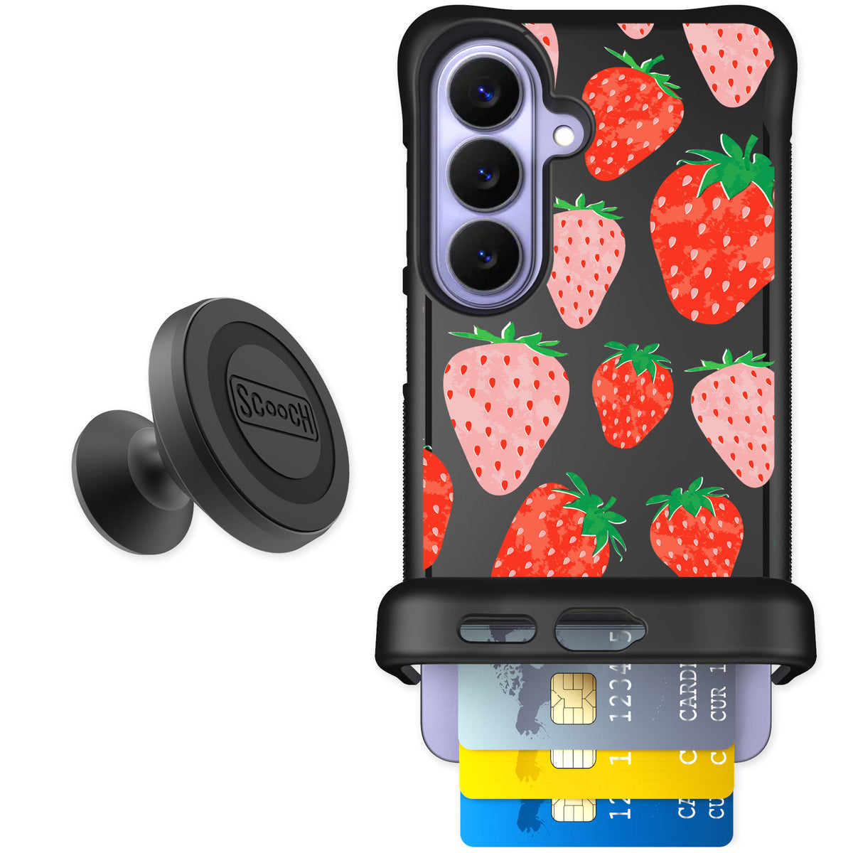Scooch Wingmate Strawberry Fields for Galaxy S26 — Starter Bundle