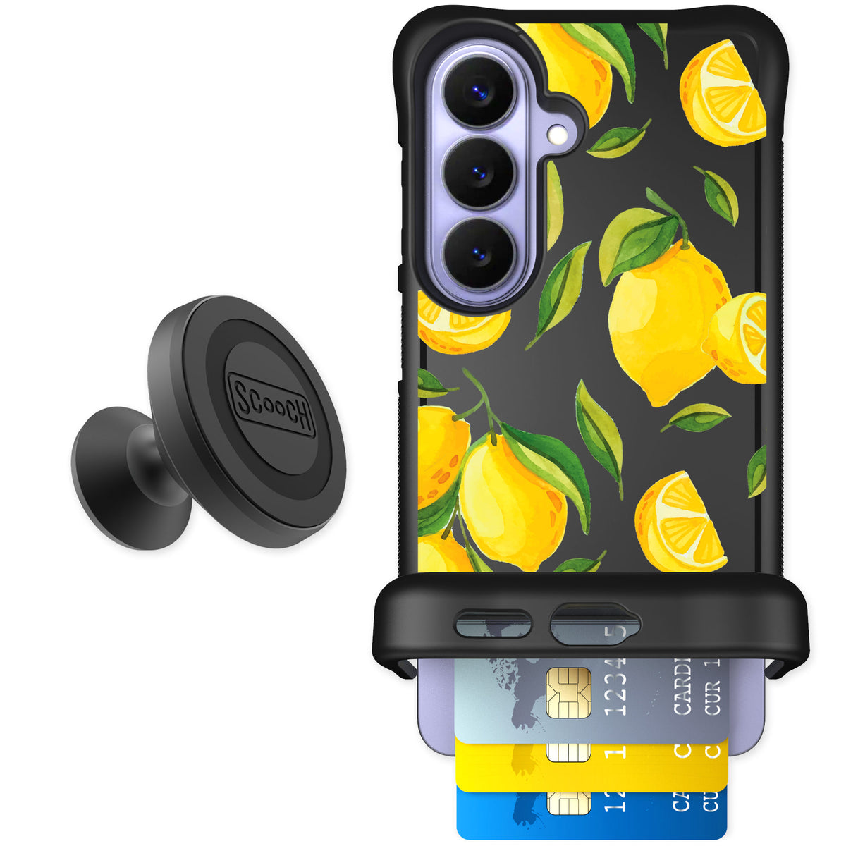 Scooch Wingmate Amalfi Lemons for Galaxy S26 — Starter Bundle