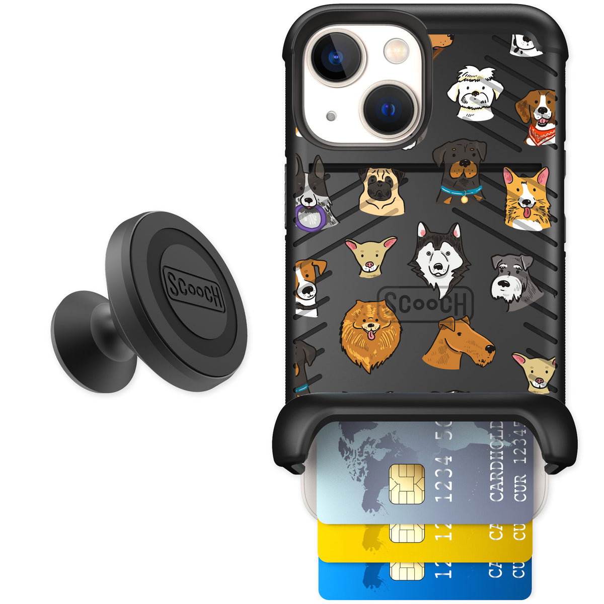 Scooch Wingmate Dog Squad for iPhone 13 mini — Starter Bundle