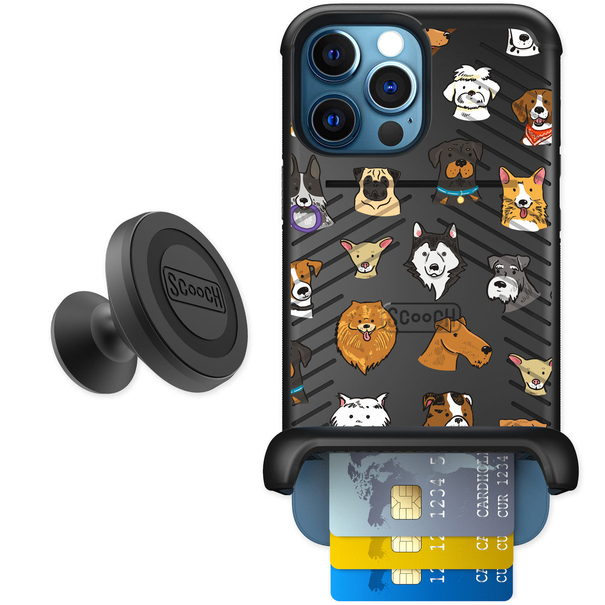 Scooch Wingmate Dog Squad for iPhone 12 Pro — Starter Bundle